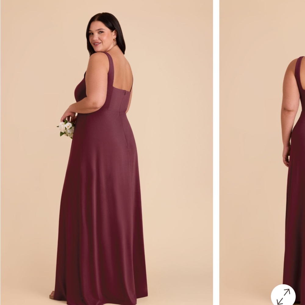 Birdy Grey Deep Wine Sleeveless Gown
